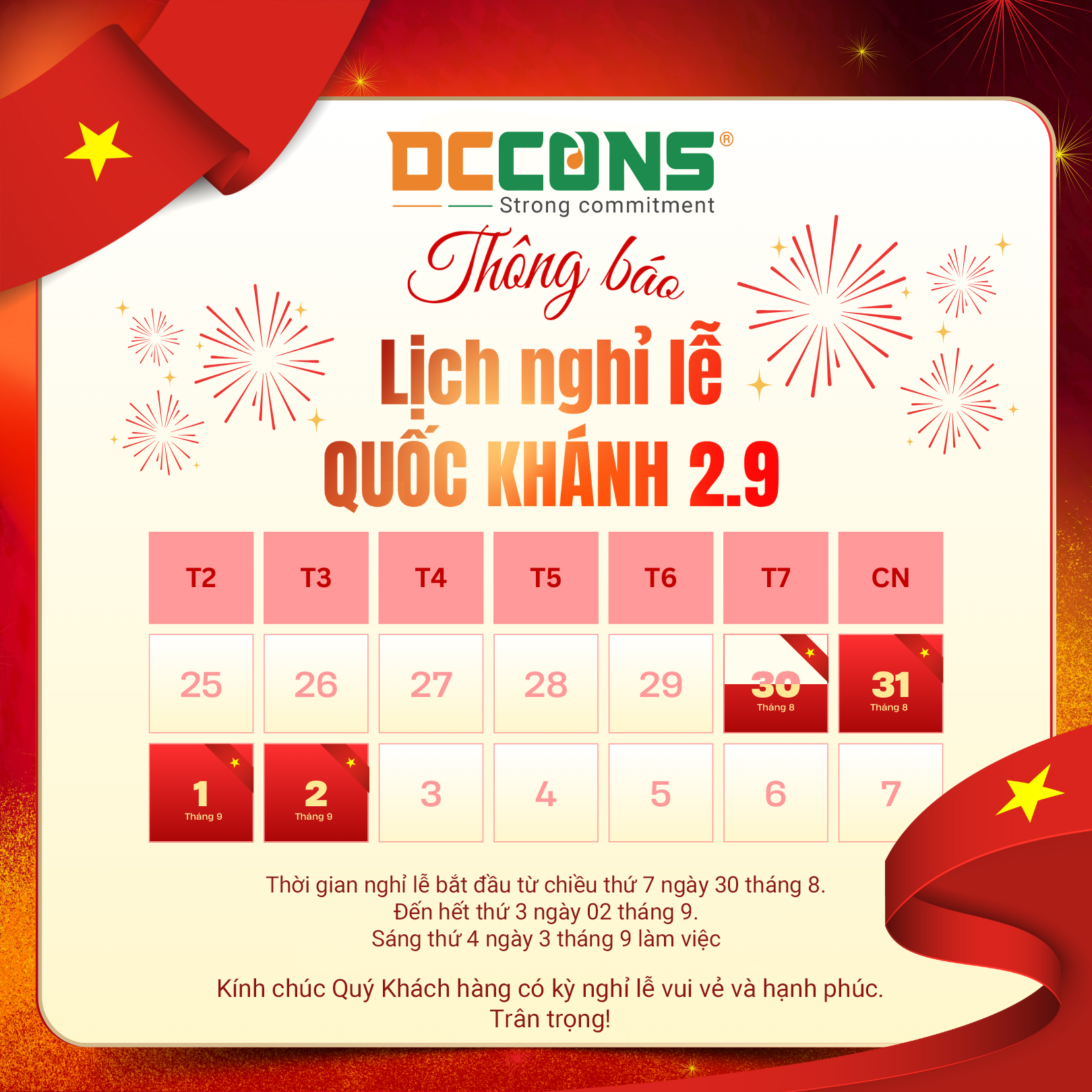 nghỉ quốc khánh